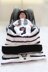 Zebra Baby Car Seat Blanket with separate Hat & Toy