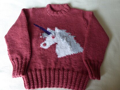 Childrens Unicorn Jumper