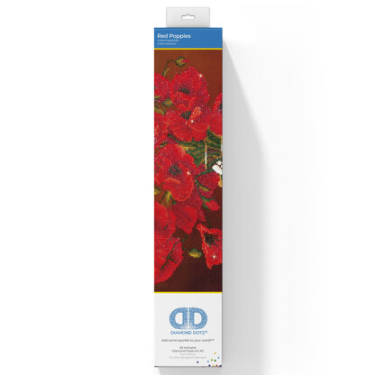 Diamond Dotz Red Poppies Diamond Painting Kit