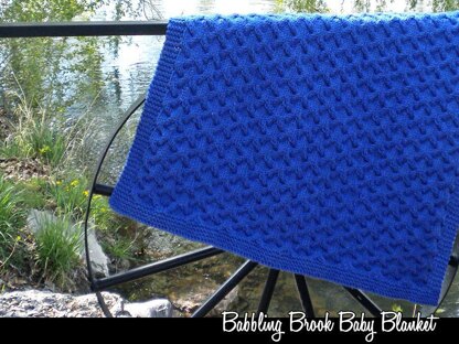 Babbling Brook Baby Blanket