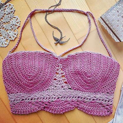 The Amlie Bralette: Crochet pattern