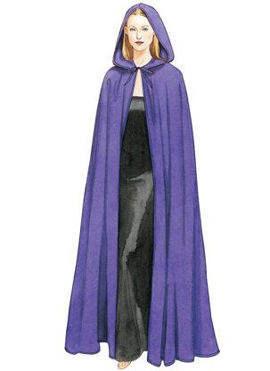 McCall's Misses'/Men's/Teen Boys' Lined & Unlined Cape Costumes M4139 - Paper Pattern Size All Size