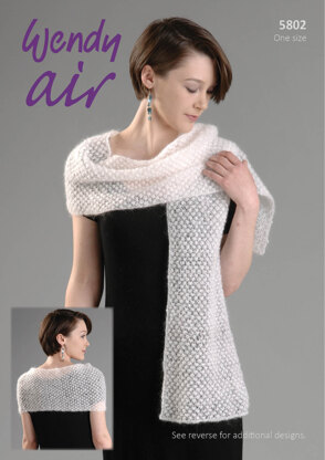 Wrap, Stole and Shawl in Wendy Air - 5802