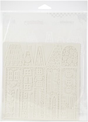 Carabelle Studio Art Printing Square Rubber Texture Plate - Street Life