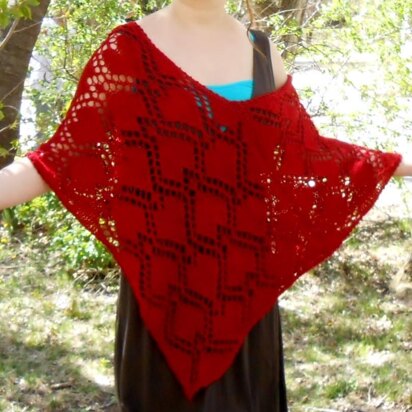 Majestic Queen of Hearts Poncho