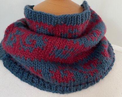 Celtic Fair Isle Snood