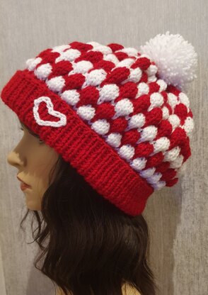 Sweet Heart #1 Slouch Hat in Aran