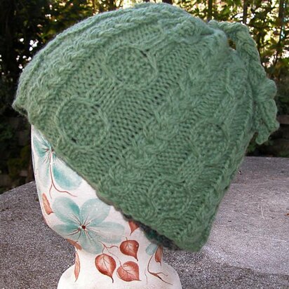 Banjos & Braids Hat - knitting pattern