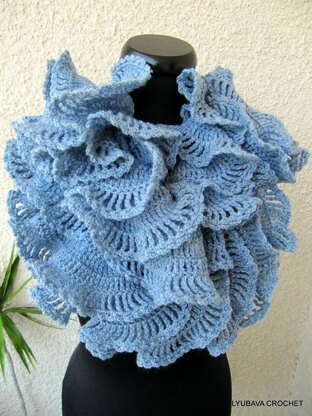 Double Ruffle Scarf Tutorial