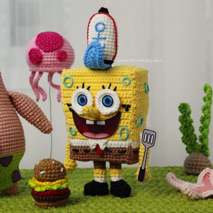 Bubbly Duo Amigurumi Pattern – Chibi Square & Star Plush Set | Cute Crochet PDF Bundle