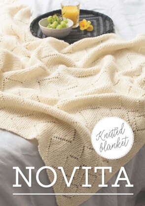 Knitted Blanket in Novita Nordic Wool - Downloadable PDF