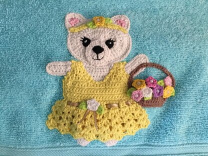 Teddy Bear with Dress and Accessories