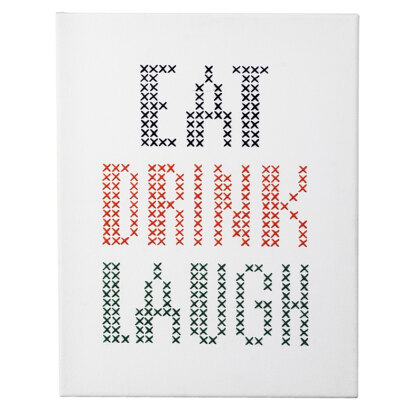 Anchor Big & Easy Cross Stitch - EAT DRINK