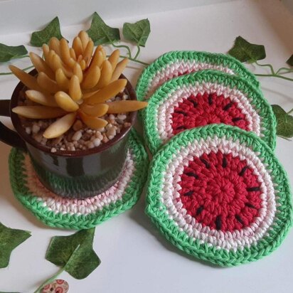 Watermelon Coasters