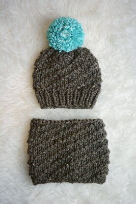 Helix Slouch Beanie & Cowl