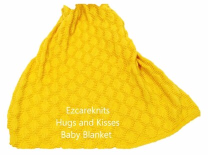 HUGS AND KISSES BABY BLANKET