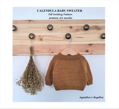 Calendula Baby Sweater | preemie - 24 months