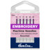 Hemline Sewing Machine Needles - Embroidery - Mixed - 5 Pieces