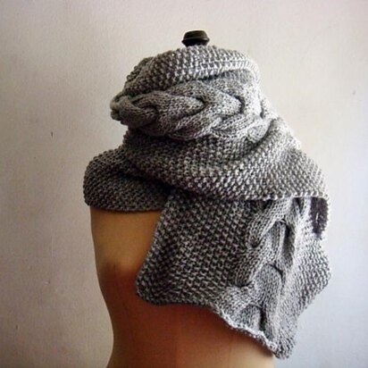 Unisex Cable Scarf