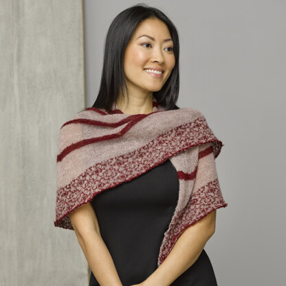 934 Aronia - Shawl Knitting Pattern for Women in Valley Yarns Hatfield