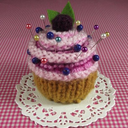 Blueberry Cupcake Pincushion