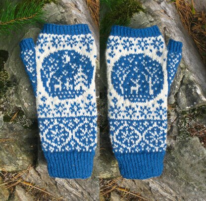 Snow Globe Mitts