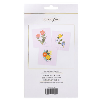 Jen Hadfield Live and Let Grow Layered Floral Stickers