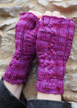 Mount Temple Fingerless Mitts