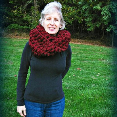 Karen: A Puff Stitch Infinity Scarf