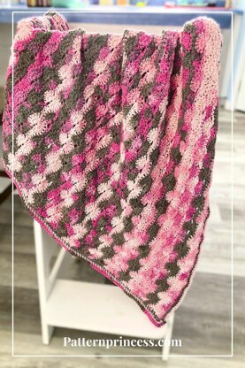 Blushing Camo Blanket