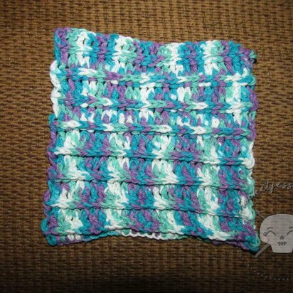 My Hobby Is Crochet: Laguna Print Dishcloth - Free Crochet Pattern