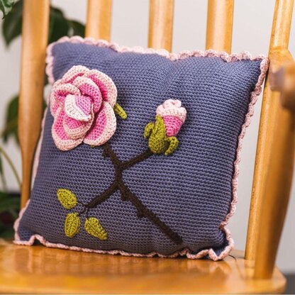 Rose cushion