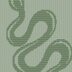Snake blanket Knitting Pattern, Knit and Purl Only