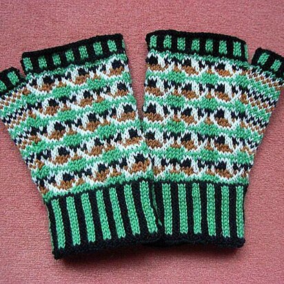 Guinea pig mitts - knitting pattern