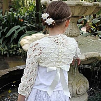 Girls lace shrug