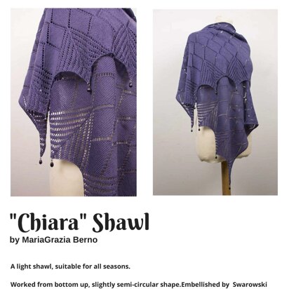 Chiara Shawl in Borgo de’ Pazzi – Firenze Lace - Downloadable PDF