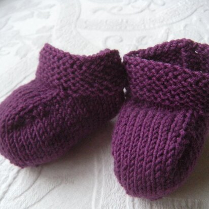 Easy Baby Booties