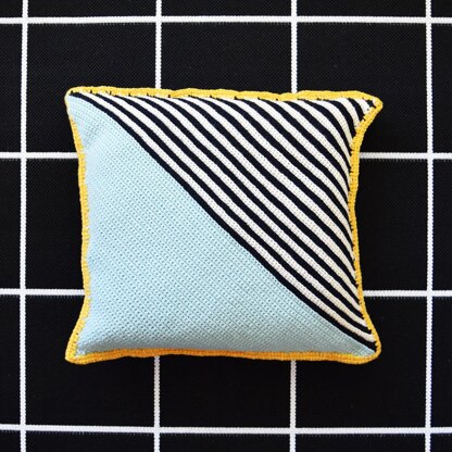 Radical Rays Crochet Pillow