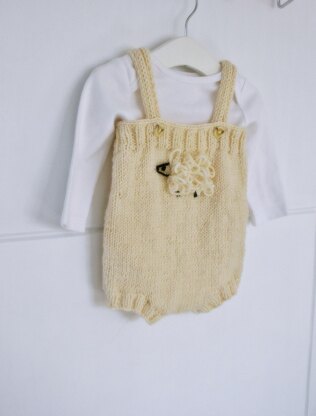 Baby Romper with Loopy Lamb