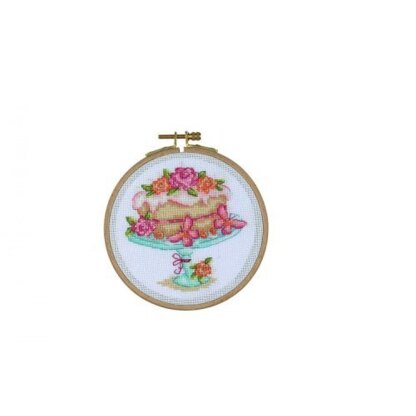 Creative World of Crafts Blooming Delicious Cross Stitch Kit - 18.5cm Diameter