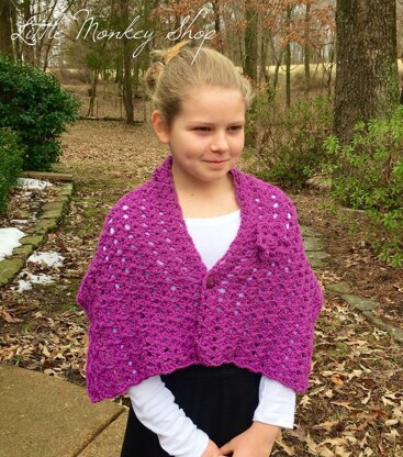 Girls Iris Shawl