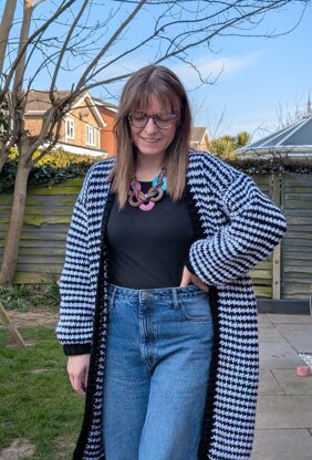The Houndstooth Cardigan