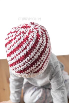 Peppermint Candy Cane Hat