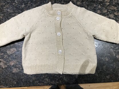 4 ply baby cardigan