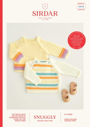 Babies Jumpers in Sirdar Snuggly DK - 5410 - Downloadable PDF