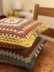 Mustard granny cushion