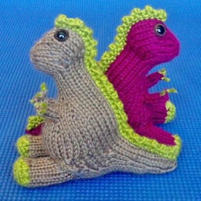 Spike the Dinosaur - knitting pattern