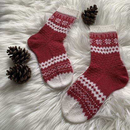 Snowflake Socks