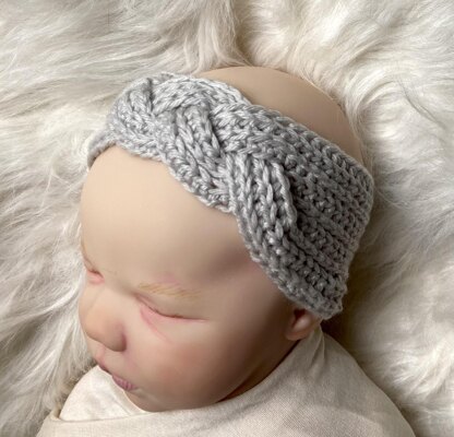 Mystery Braid Crochet Baby Headband