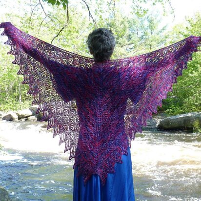 Luna Shawl - knitting pattern